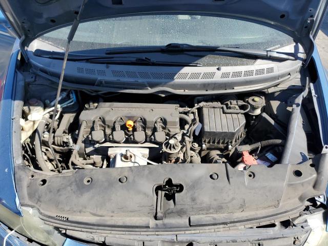 2HGFA16568H521409 - 2008 HONDA CIVIC LX BLUE photo 11
