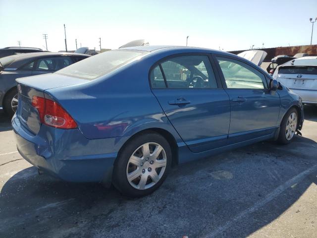 2HGFA16568H521409 - 2008 HONDA CIVIC LX BLUE photo 3