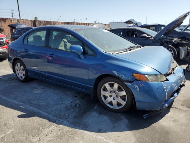 2HGFA16568H521409 - 2008 HONDA CIVIC LX BLUE photo 4