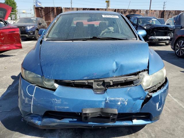2HGFA16568H521409 - 2008 HONDA CIVIC LX BLUE photo 5
