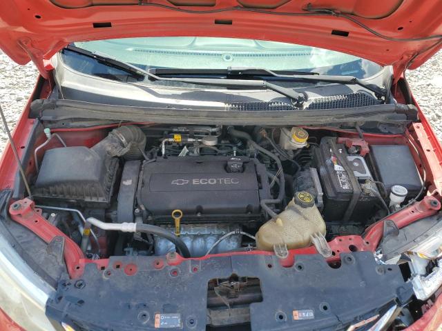 1G1JD6SH5H4168552 - 2017 CHEVROLET SONIC LT წითელი ფოტო 11