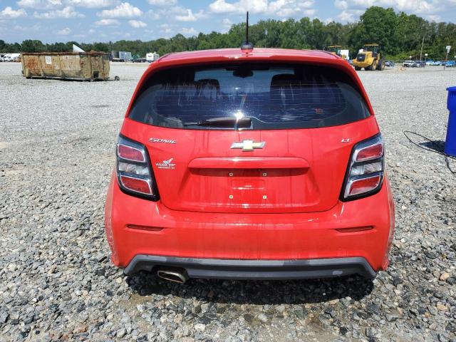 1G1JD6SH5H4168552 - 2017 CHEVROLET SONIC LT წითელი ფოტო 6