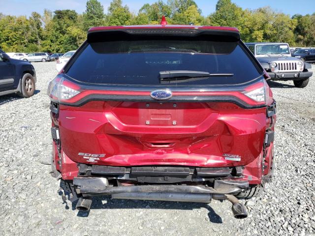 2FMPK3J92HBB08651 - 2017 FORD EDGE SEL BURGUNDY photo 6