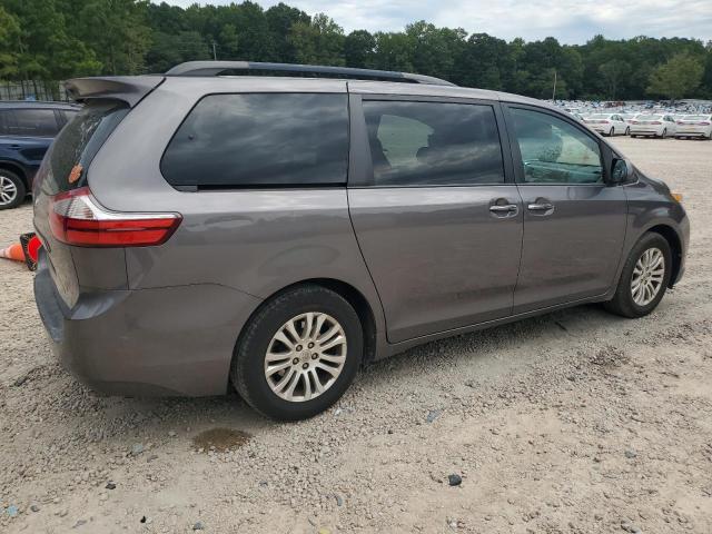 5TDYK3DC0FS533975 - 2015 TOYOTA SIENNA XLE Сұр фото 3