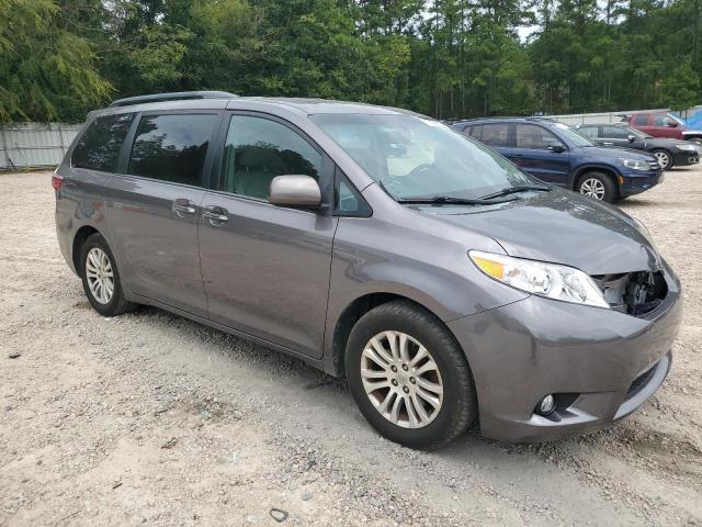 5TDYK3DC0FS533975 - 2015 TOYOTA SIENNA XLE Сұр фото 4