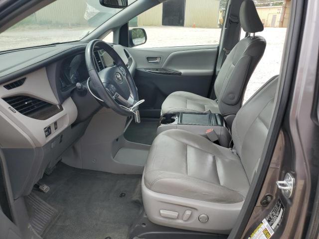 5TDYK3DC0FS533975 - 2015 TOYOTA SIENNA XLE Сұр фото 7