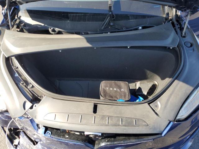 7SAXCBE61PF429385 - 2023 TESLA MODEL X BLUE photo 12