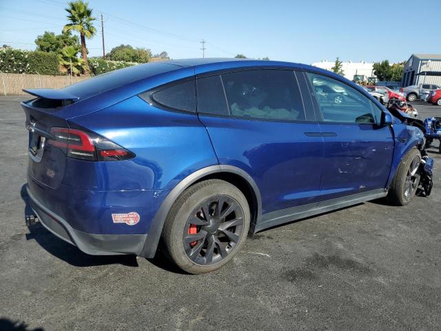 7SAXCBE61PF429385 - 2023 TESLA MODEL X BLUE photo 3