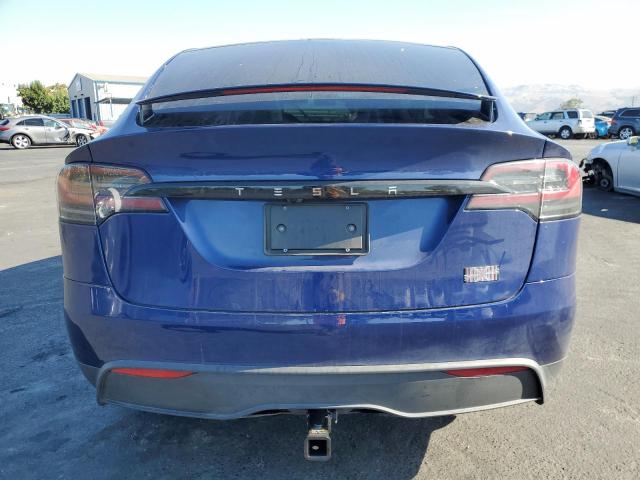 7SAXCBE61PF429385 - 2023 TESLA MODEL X BLUE photo 6