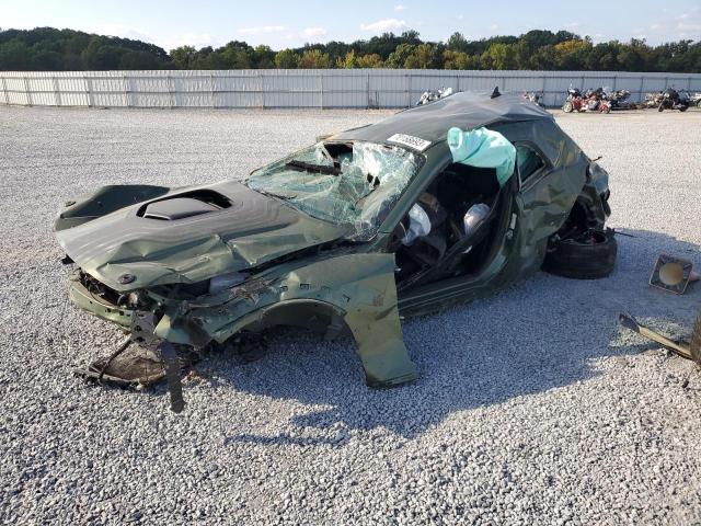 2C3CDZFJ2NH251888 - 2022 DODGE CHALLENGER R/T SCAT PACK GREEN photo 1