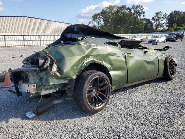 2C3CDZFJ2NH251888 - 2022 DODGE CHALLENGER R/T SCAT PACK GREEN photo 3