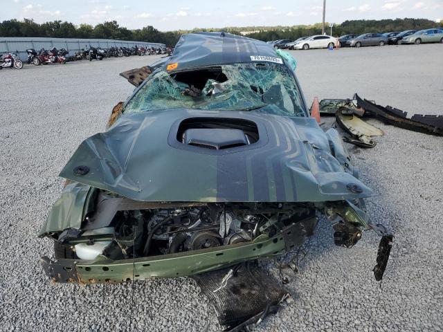 2C3CDZFJ2NH251888 - 2022 DODGE CHALLENGER R/T SCAT PACK GREEN photo 5
