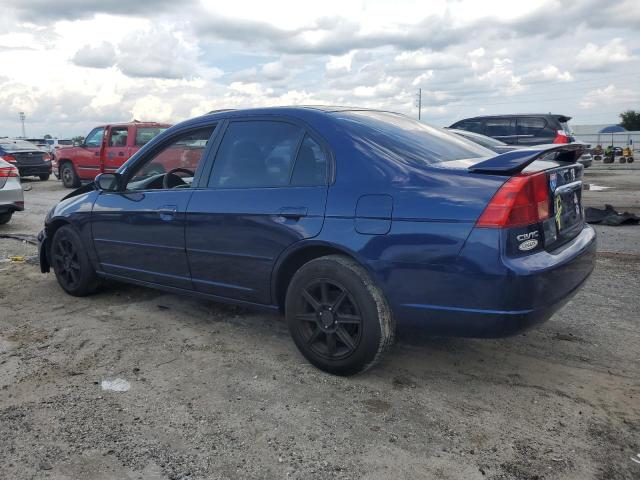 2HGES26752H537298 - 2002 HONDA CIVIC EX ლურჯი ფოტო 2
