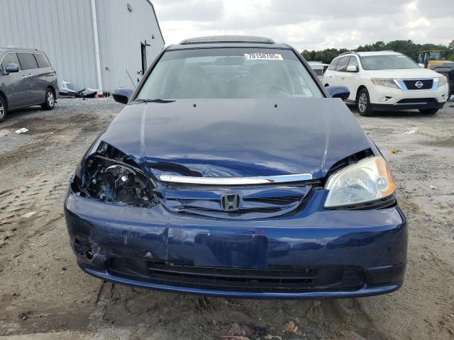 2HGES26752H537298 - 2002 HONDA CIVIC EX ლურჯი ფოტო 5