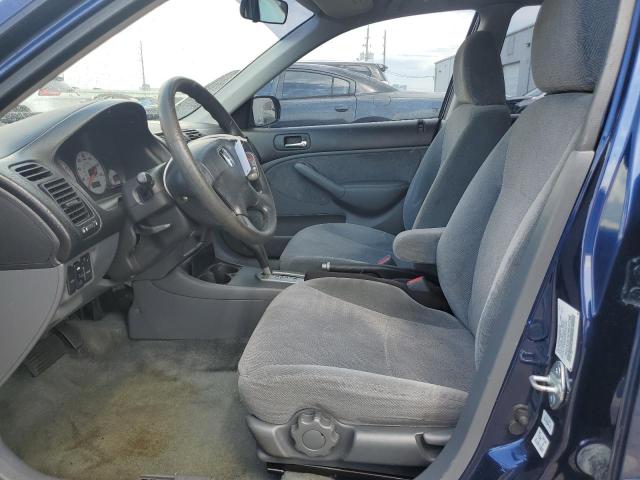 2HGES26752H537298 - 2002 HONDA CIVIC EX ლურჯი ფოტო 7