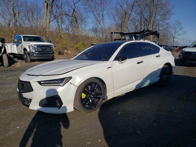 19UUB6F58MA008527 - 2021 ACURA TLX TECH A WHITE photo 1