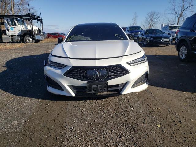 19UUB6F58MA008527 - 2021 ACURA TLX TECH A WHITE photo 5