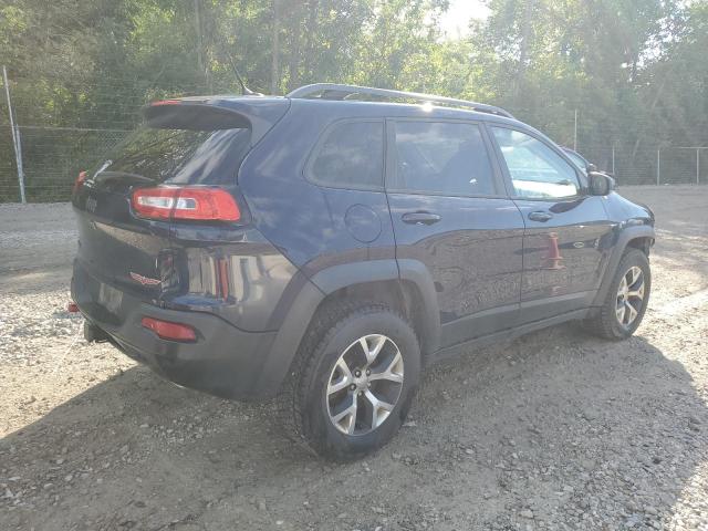 1C4PJMBS3FW513170 - 2015 JEEP CHEROKEE TRAILHAWK BLUE photo 3