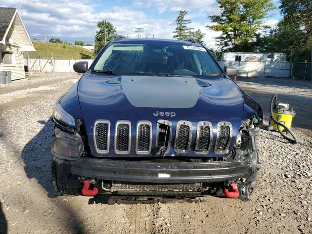 1C4PJMBS3FW513170 - 2015 JEEP CHEROKEE TRAILHAWK BLUE photo 5