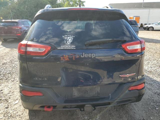 1C4PJMBS3FW513170 - 2015 JEEP CHEROKEE TRAILHAWK BLUE photo 6