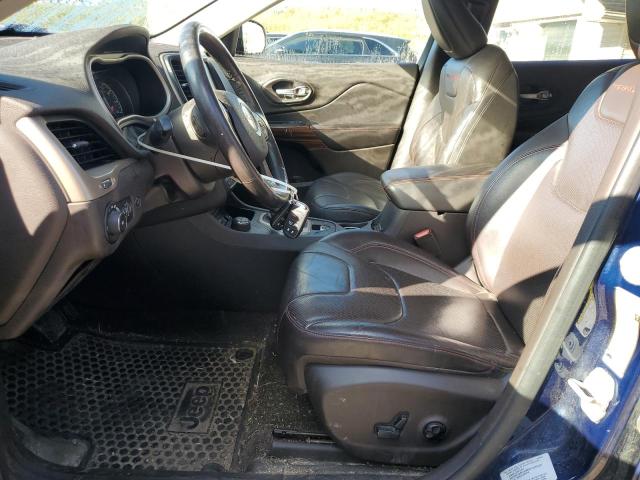 1C4PJMBS3FW513170 - 2015 JEEP CHEROKEE TRAILHAWK BLUE photo 7