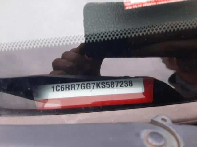 1C6RR7GG7KS587238 - 2019 RAM 1500 CLASS SLT 红色 照片 12