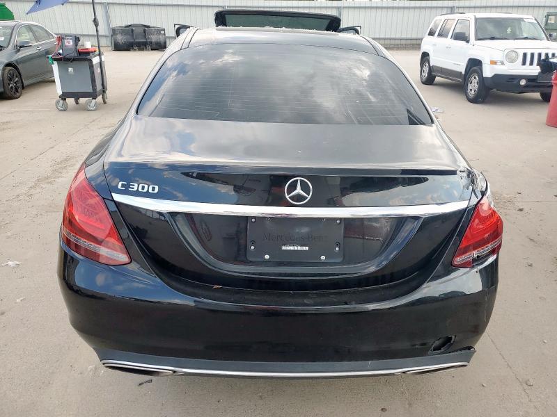 55SWF8DB7KU307400 - 2019 MERCEDES-BENZ C 300 أسود صورة 6