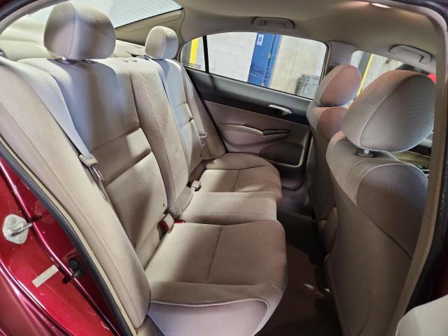 2HGFA16579H541718 - 2009 HONDA CIVIC LX RED photo 10