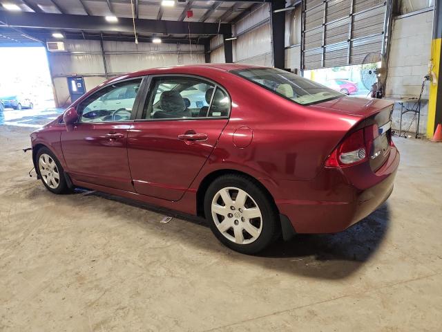 2HGFA16579H541718 - 2009 HONDA CIVIC LX RED photo 2