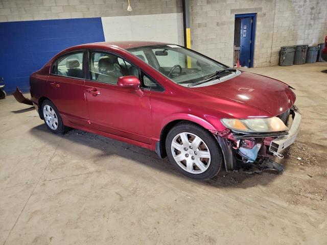 2HGFA16579H541718 - 2009 HONDA CIVIC LX RED photo 4
