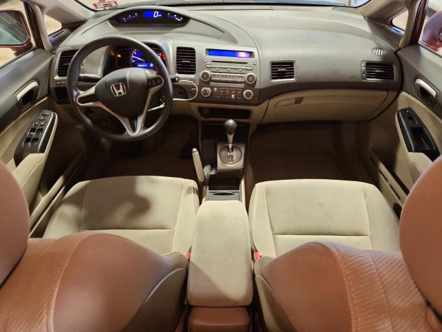 2HGFA16579H541718 - 2009 HONDA CIVIC LX RED photo 8