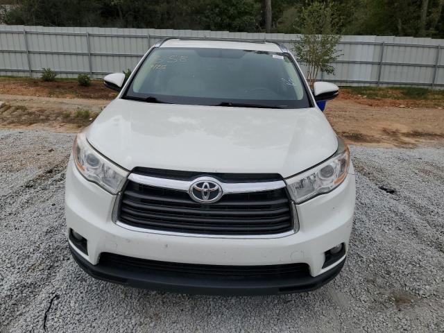 5TDKKRFH6GS161786 - 2016 TOYOTA HIGHLANDER XLE WHITE photo 5