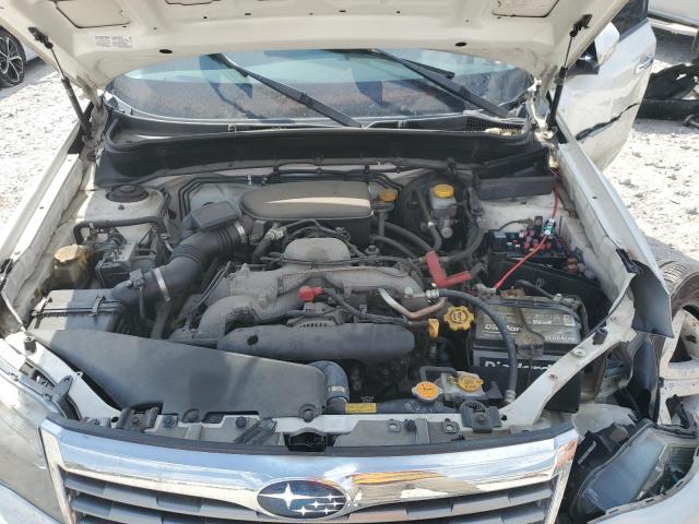 JF2SH6CC5AG707356 - 2010 SUBARU FORESTER 2.5X PREMIUM WHITE photo 12