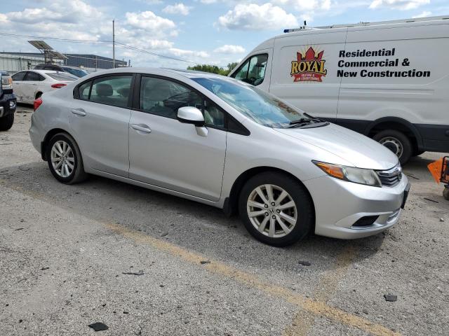 19XFB2F89CE035144 - 2012 HONDA CIVIC EX SILVER photo 4