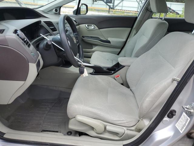 19XFB2F89CE035144 - 2012 HONDA CIVIC EX SILVER photo 7