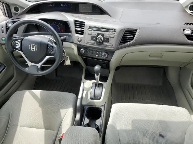 19XFB2F89CE035144 - 2012 HONDA CIVIC EX SILVER photo 8