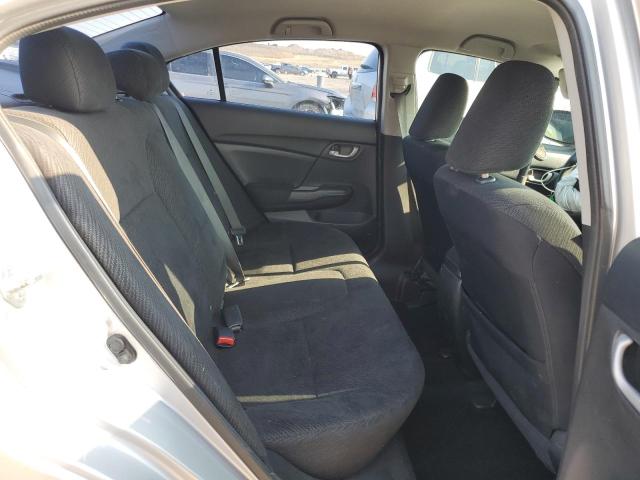 19XFB2F57DE254708 - 2013 HONDA CIVIC LX SILVER photo 10