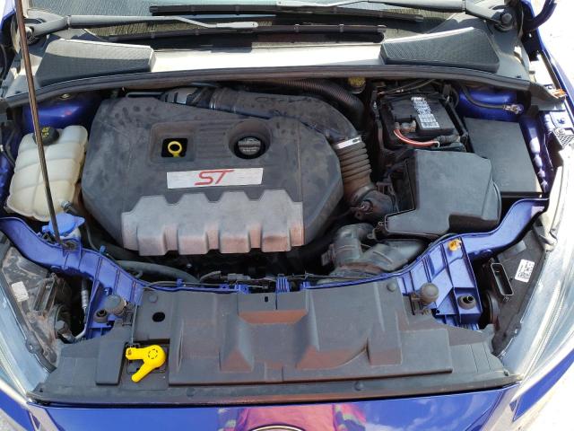 1FADP3L92FL277982 - 2015 FORD FOCUS ST BLUE photo 11