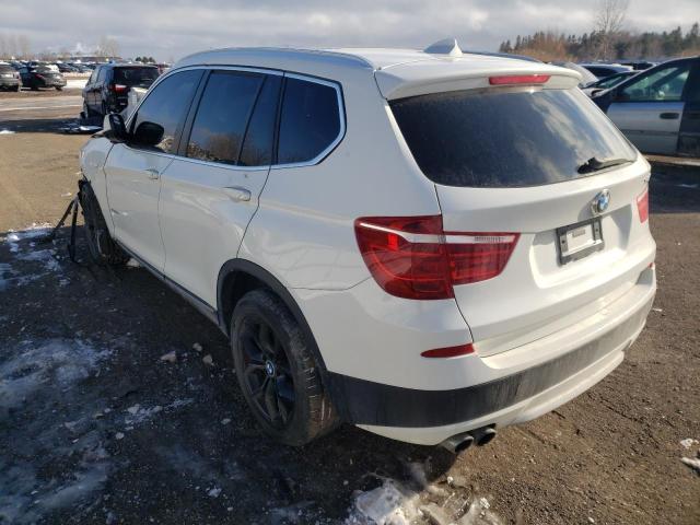 5UXWX9C51E0D09695 - 2014 BMW X3 XDRIVE28I WHITE photo 3