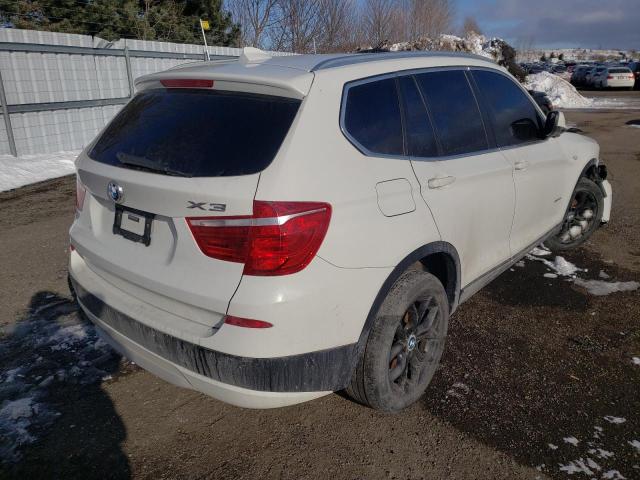 5UXWX9C51E0D09695 - 2014 BMW X3 XDRIVE28I WHITE photo 4