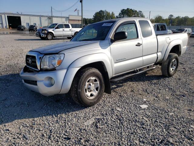 5TEUU42N29Z632257 - 2009 TOYOTA TACOMA ACCESS CAB ვერცხლისფერი ფოტო 1