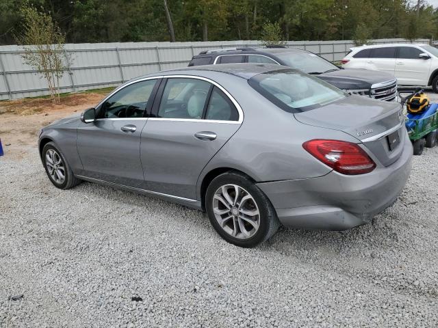 55SWF4KBXFU028654 - 2015 MERCEDES-BENZ C 300 4MATIC GRAY photo 2