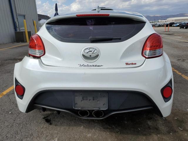 KMHTC6AE1EU208532 - 2014 HYUNDAI VELOSTER TURBO WHITE photo 6