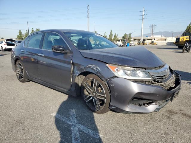 1HGCR2F53GA095368 - 2016 HONDA ACCORD SPORT Сұр фото 4