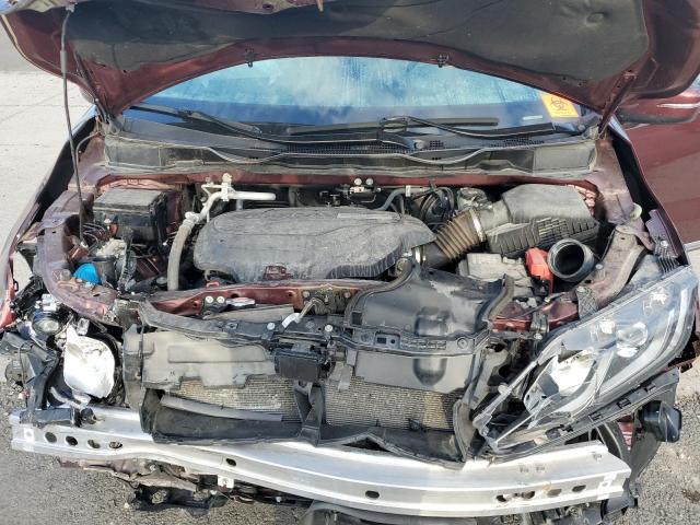 5FNRL6H78LB019324 - 2020 HONDA ODYSSEY EXL MAROON photo 12