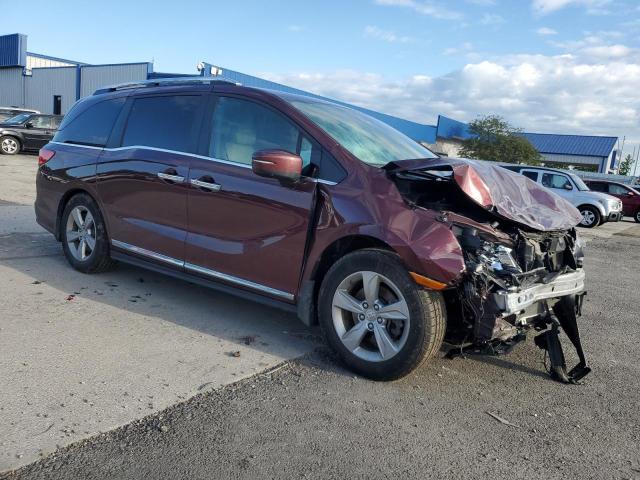 5FNRL6H78LB019324 - 2020 HONDA ODYSSEY EXL MAROON photo 4
