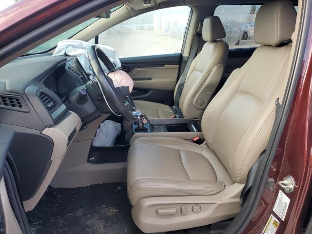 5FNRL6H78LB019324 - 2020 HONDA ODYSSEY EXL MAROON photo 7