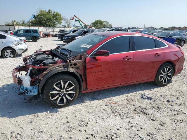 1G1ZG5ST1NF155791 - 2022 CHEVROLET MALIBU RS RED photo 1