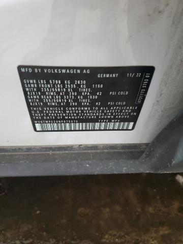 WVGTMPE20NP075070 - 2022 VOLKSWAGEN ID.4 PRO S Beyaz fotoğraf 12