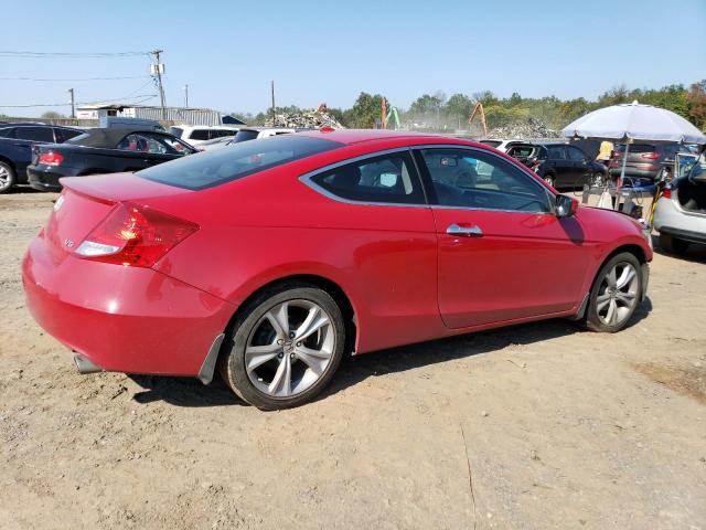 1HGCS2B86CA010747 - 2012 HONDA ACCORD EXL RED photo 3